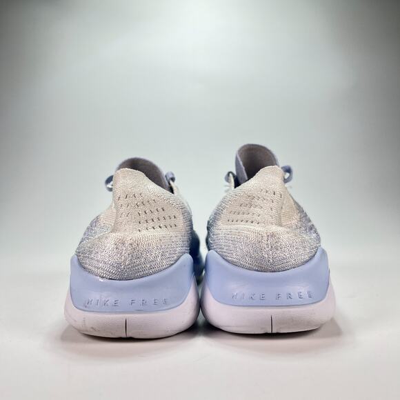 Nike Free RN Flyknit 2018 Hydrogen Blue Running Shoes 942839-402 Women's Size 7 - Picture 5 of 11